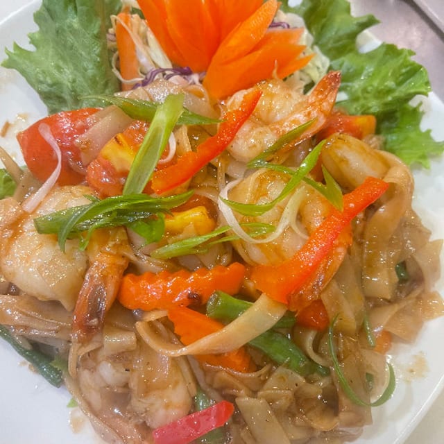 Drunken Noodles (Spicy Noodles, Pad Kee Mao).
